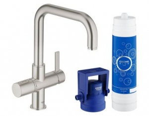 Смеситель Grohe Blue Pure 31299DC1 для кухонной мойки с фильтром