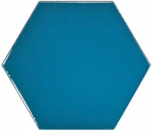 Настенная плитка Hexagono Liso Electric Blue 107 x 124 mm
