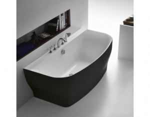 Ванна акриловая BelBagno BB74-NERO, 165 х 80 см