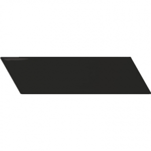 Настенная плитка Chevron Wall Black Mat R 52 x 186 mm