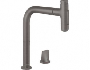 Смеситель Hansgrohe Metris Select M71 73818340 для кухни, черный хром