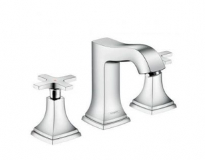 Смеситель Hansgrohe Metropol Classic 31306000 для раковины на 3 отверстия, хром