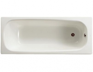 Чугунная ванна Roca Continental 212914001, 140 x 70 см, с противоскользящим покрытием