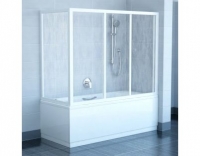 Боковая шторка для ванны Ravak APSV-70 белый+транспарент