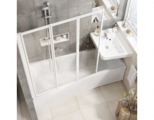 Передняя панель для ванны Ravak BE HAPPY II 150 P белая