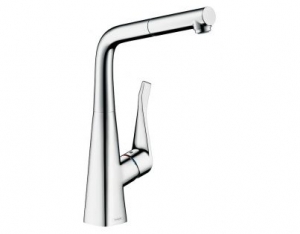 Смеситель Hansgrohe Metris 14821000 для кухонной мойки