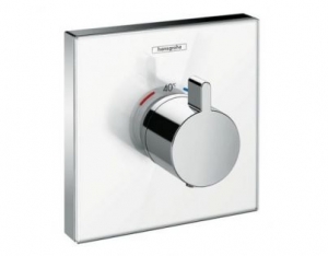 Смеситель Hansgrohe ShowerSelect Highflow термостатический, белый/хром