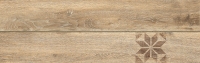 Напольная плитка декорированная Ornamentwood beige 185 x 598 mm