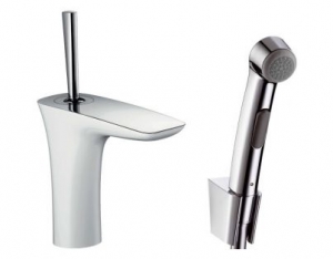 Смеситель Hansgrohe PuraVida 15275400 для раковины с гигиеническим душем