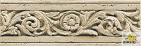 Салоника | Salonika кремовый классик листва бордюр 290 х 98, Opoczno