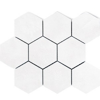 Настенная мозаика Modern Bianco Hex 300 x 300 mm