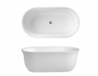 Отдельностоящая ванна Solid Surface Poolspa Tuscan 150x80x54, PWKTS10ZPSC0000