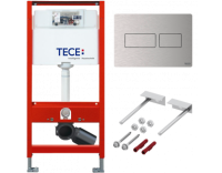 Комплект TECEbase kit для установки подвесного унитаза 9.300.434 кнопка сталь нержавеющая