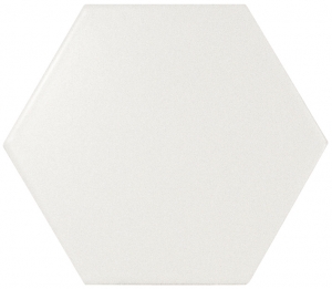 Настенная плитка Hexagono Liso White Mat 107 x 124 mm