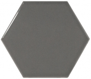 Настенная плитка Hexagono Liso Dark Grey 107 x 124 mm