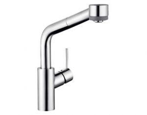 Смеситель для раковины Grohe BauLoop 32856000, с донным клапаном, хром