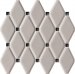 Настенная мозаика Abisso grey 298x270 / 11,5mm