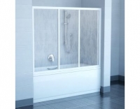 Шторка для ванны Ravak AVDP3-170 белый+транспарент
