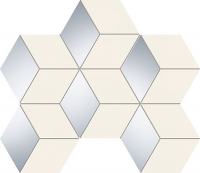 Настенная мозаика Senza white hex 289 x 221 mm