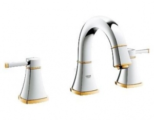 Смеситель Grohe Grandera 20417IG0, хром/золото