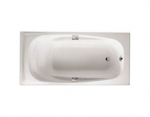 Чугунная ванна Jacob Delafon Repos 180x85 с отверстиями для ручек, E2903