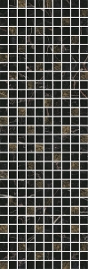 Декор мозаичный 25*75 Астория черный ММ12111 (5 шт) 1с, Kerama Marazzi
