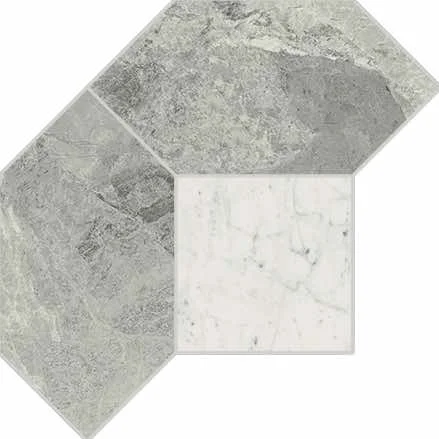 Мозаика Charme Extra SILVER MOSAICO POLYGON 28,5*21