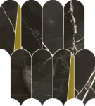 Мозаика Stellaris ABSOLUT BLACK MOSAICO ELEGANT 32.5*36.1