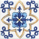 Капри майолика 9,8×9,8 вставка глянцевый STGA4861146H