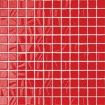 Темари красный 29,8×29,8 мозаика глянцевый 20005