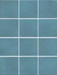 Бахия бирюзовый 29,8х39,8 керамический гранит глянцевый (из 12 частей 9,8*9,8) KM1010G0060N