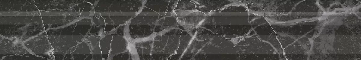 Коррер багет черный 5×30 бордюр глянцевый BLC039R