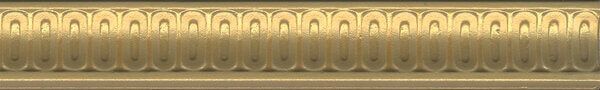 Борромео золотой 4×25 бордюр матовый BOA005