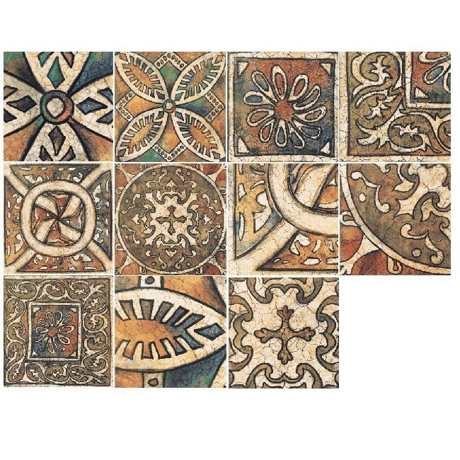 Настенный декор Medievo Mix 200 x 200 mm