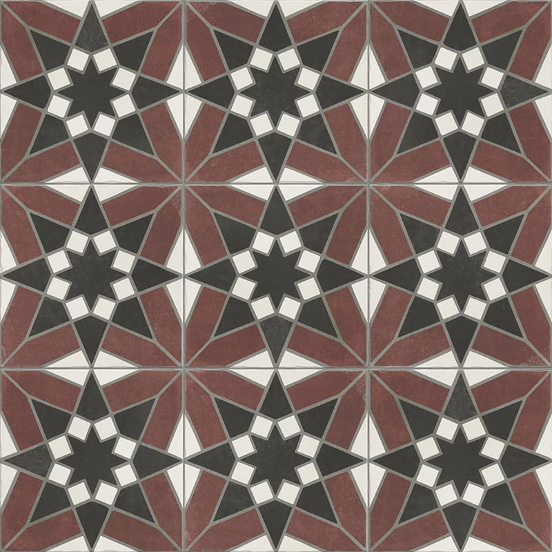 Универсальная плитка (керамогранит) Mainzu Nostalgy Sevilla grenade 20×20 см