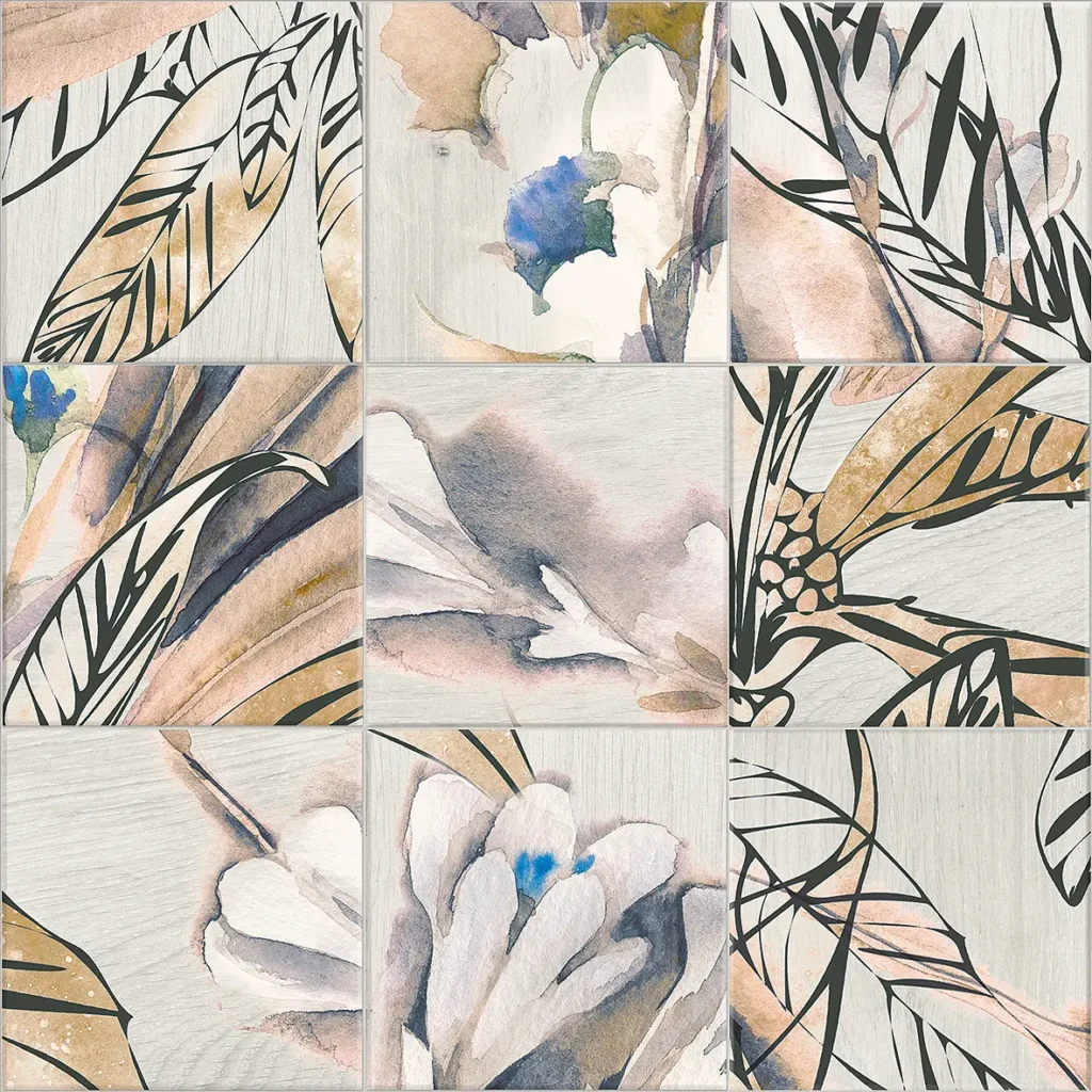 Универсальный декор из керамогранита Mainzu Decor Autumn Leaves 20×20 см