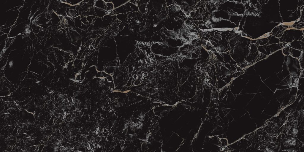 Универсальная плитка (керамогранит) Eternal Black Lava Glossy 120×60 см