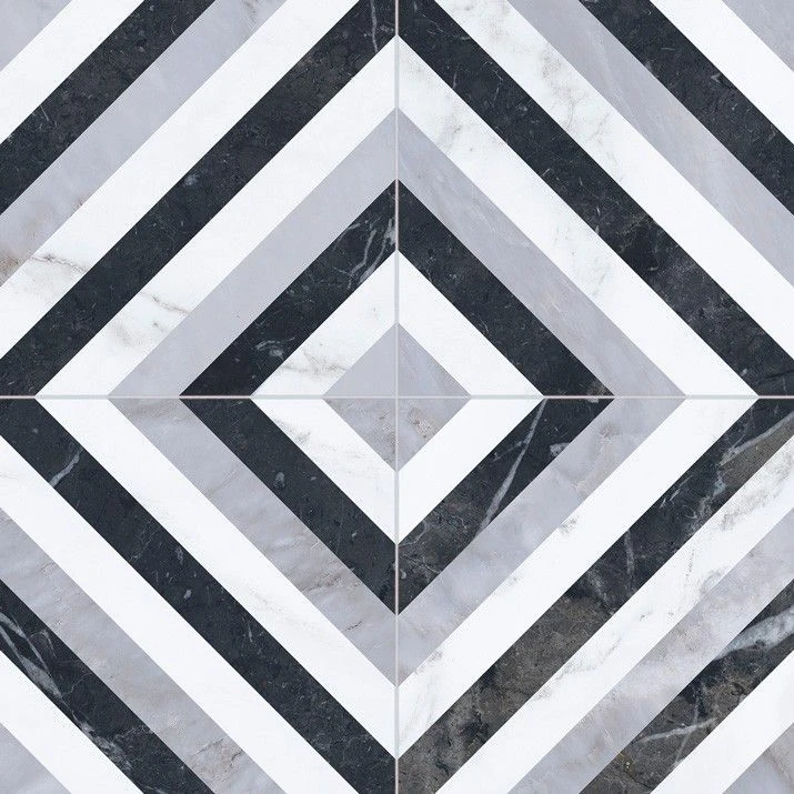 Универсальная плитка (керамогранит) Gayafores Velvet Geo Diamond 33,15×33,15 см
