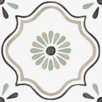 Универсальная плита (керамогранит) Ennface Ponza Flower Matt 20×20 см