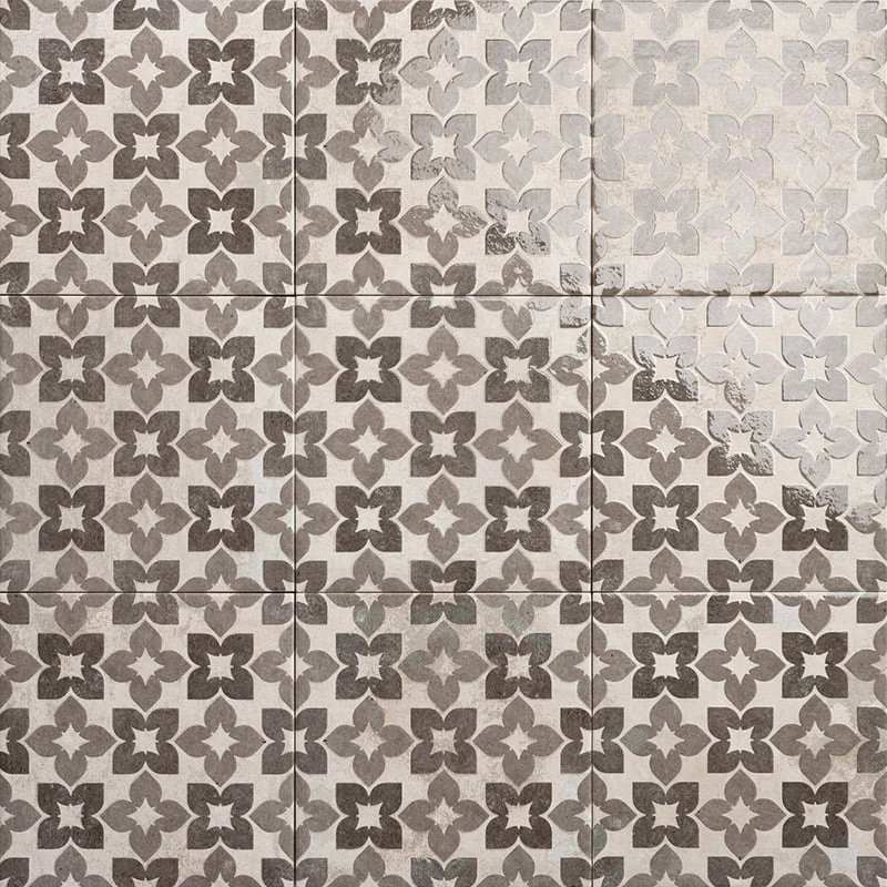 Универсальная плитка (керамогранит) Mainzu Meraki Decor Soul Black 20×20 см