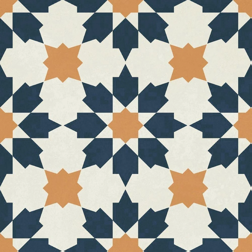 Универсальная плита (керамогранит) Ennface Maraya Blue Matt 20×20 см