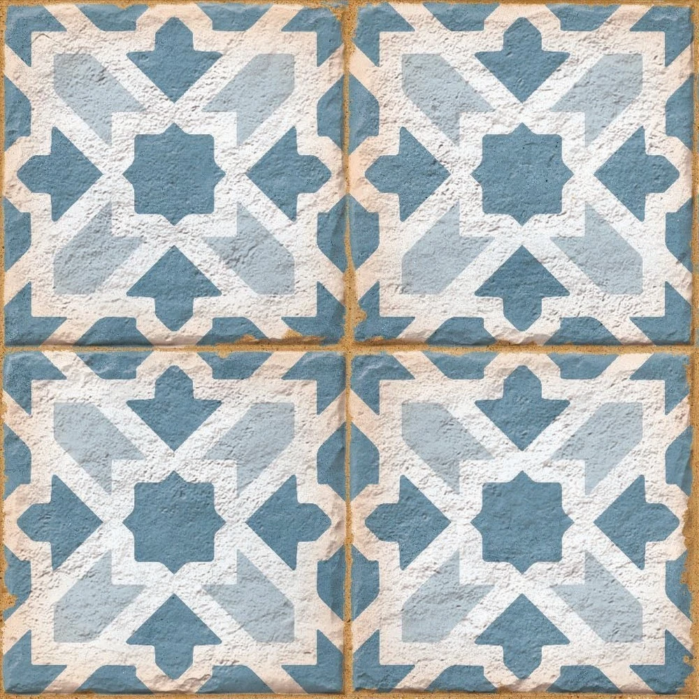 Универсальная плита (керамогранит) Ennface Morocco Azure Matt 20×20 см