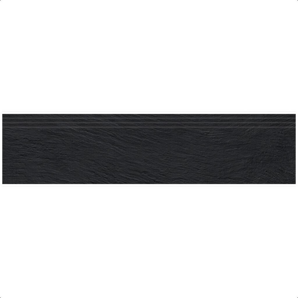 Керамика будущего EVEREST Эверест Ступень Эверест Неро SR 120×30 см